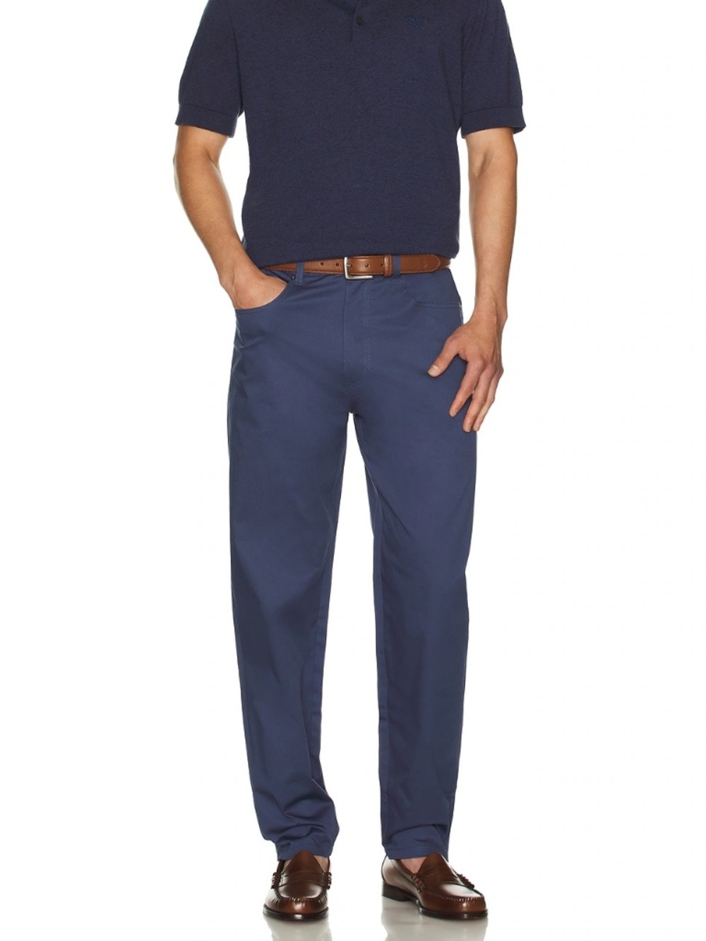 Barbour Men's 32R Lightweight Stretch Regular Fit Chino Pants Blue Oceana NWT